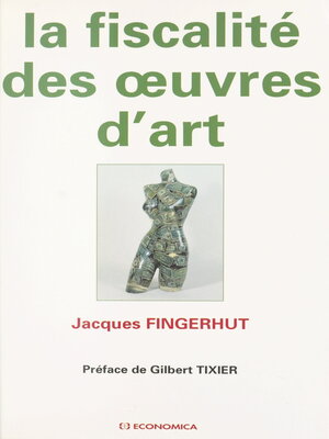 cover image of La fiscalité des œuvres d'art